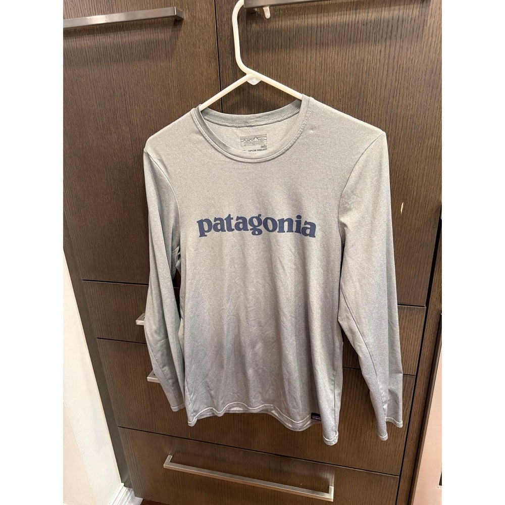 Patagonia 73 Text Logo Long-Sleeve Responsibili-Tee - Men's XS